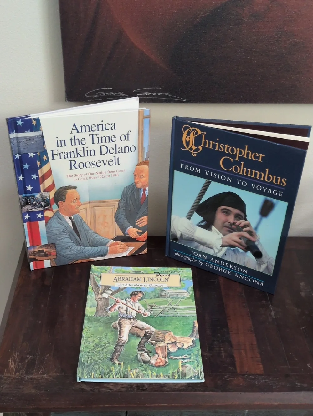 Vintage Children's Literature Lot of 3 Non Fiction Hardback Books